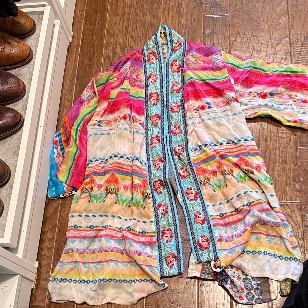 Johnny Was Multicolor Women's Cape